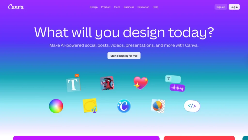 Best AI Tools for Small Businesses 11 Canva AI design tool dashboard for small business marketing and social media graphics